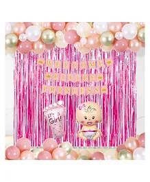 Untumble Baby Girl Welcome Home Foil Decor Kit - Pink