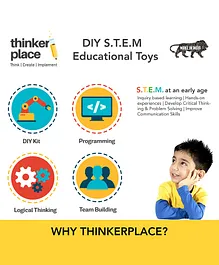 Thinker Place STEM Educational DIY Smart Hand Sanitizer Kit For Kids Learning & Education Toys Science Engineering Project With 3D Case & Toolkit