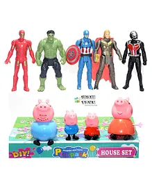 WOW Toys - Delivering Joys of Life Super Hero's and Pig's ?Plastic & Rubber Action Figure Multicolour - Height 12 cm