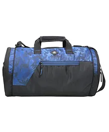 Mike Bags Dual Tone Gym Bag - Camo Blue