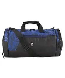 Mike Bags Dual Tone Pro Gym Bag with Shoe Compartment - Blue