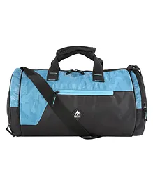 Mike Bags Dual Tone Pro Gym Bag with Shoe Compartment - Teal Blue