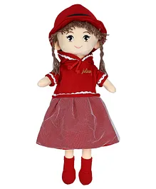 KiddyBuddy Beautiful Candy Doll With Round Hat Pink - Height 60 cm