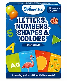 Skillmatics Flash Cards Letters Numbers Shapes And Colors Mutlicolour - 50 Pieces 