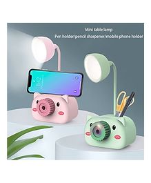 Vinmot Piggy LED lamp and Sharpener for Study with Stationery and Mobile Holder Pack of 2 - Multicolor