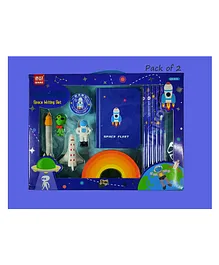 Vinmot Space Astronaut Theme Stationery Set for Birthday Return Gift - Pack of 2