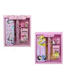 Vinmot Unicorn & Princess Stationery Set for Kids Birthday and Return Gift Set of 2 - Multicolor