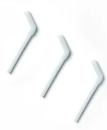Miniware Silicone Straw 3 Pack Set - Blue