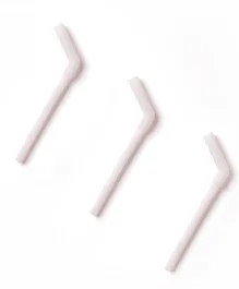 Miniware Silicone Straw 3 Pack Set - Pink