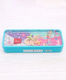 Barbie Pencil Box With Lock Code - Blue