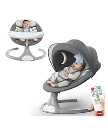 StarAndDaisy Baby Swing Rocker for Infants with 5 Natural Sway Speeds - Grey