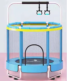 StarAndDAisy Trampoline with Safety Enclosure Net - Blue