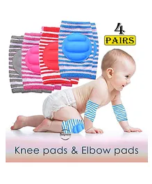 Babymoon Padded Kids Knee Elbow Protection Pads - Set of 4