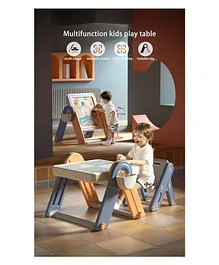 Multifunctional Block Table and Chair Set - Multicolour