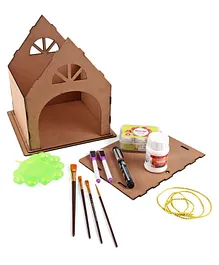 M House Teacher DIY Paint Your Own Birdhouse And Feed The Birdies Activity Set - Multicolor
