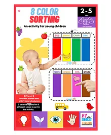 My House Teacher Color Sorting Activity Kit - Multicolor