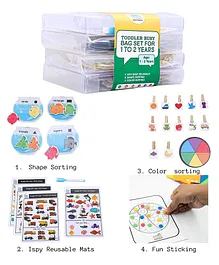 My House Teacher Busy Bag Activity Kit - Multicolor