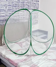 Silvershine Foldable Mosquito Net - Green White