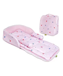 R for Rabbit 100% Cotton Baby Bedding Nest - Pink