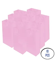 Shopperskart Theme Return Gift Paper Bags For Party Decorations Pink - Pack of 10