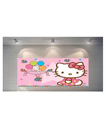 Shopperskart Kitty Themed Banner For Party Decoration Multicolor - Length 152.4 cm
