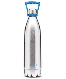 Milton Duo 2200 Thermosteel 24 Hours Hot & Cold Water Bottle with H&le Silver - 2020 ml