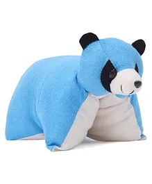 IR Panda Soft Toy Cum Pillow Blue and White - Blue