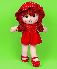 DukieKooky Kids Soft Doll Red - Height 50 cm