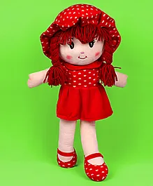 DukieKooky Kids Soft Doll Red - Height 50 cm