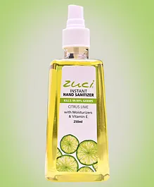 Zuci Instant liquid hand sanitizer Citrus Lime -250 ml