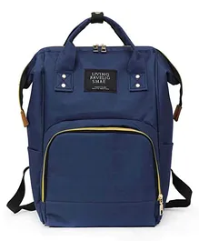 My Newborn Premium Mother Bag Diaper Bag Multi-Function Travel Backpack Large Capacity Mummy Bag - Navy Blue