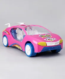 Luvely Friction Super Luxury Car - Pink
