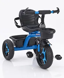 Plug & Play Tricycle With Storage Baskets - Blue