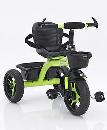 Plug & Play Tricycle With Storage Baskets - Green