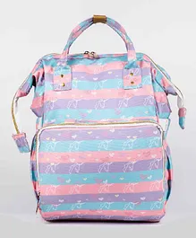 Haus & Kinder Diaper Backpack Unicorn Print - Multicolour