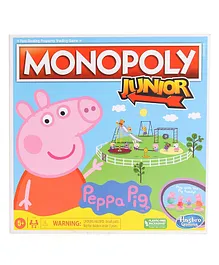 Monopoly Junior Peppa Pig Edition Board Game - 167 Pieces