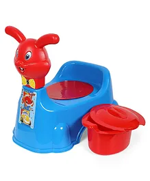 Korbox Rabbit Baby Potty Training Seat Chair  - Blue and Red