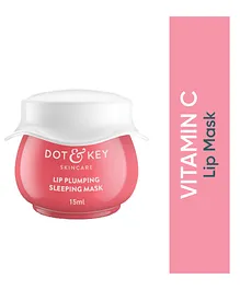 Dot & Key Lip Plumping Sleeping Mask With Vitamin C & E - 15 ml