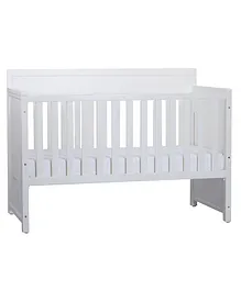 Abracadabra 2 In 1 Zoe Baby Crib & Day Bed - Off White