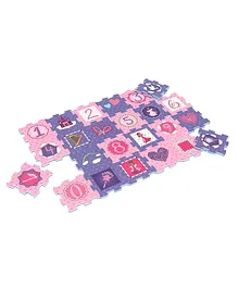 Sunta Fairy Princess with Numbers Printed EVA Interlocking Tile Puzzle Mat - 24 Pieces