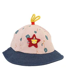 Kid-O-World Star Patch Hat - Peach