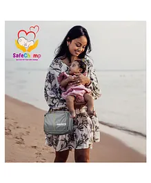 SafeChamp Amore Multipurpose Diaper Bag Cum Sling Mother Diaper Bag For Short Use  - Grey