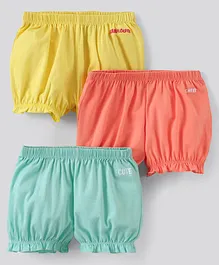 Pine Kids Anti Microbial & Biowashed Bloomers Pack of 3 - Multicolor