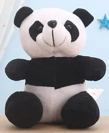 Playtoons Sitting Panda Soft Toy With Bow - Height 16 cm