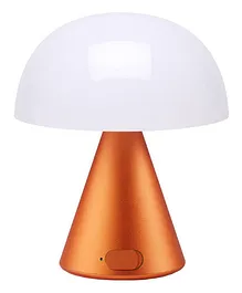 LEXON MINA M Designed Rechargeable Medium Portable LED Lamp - Orange