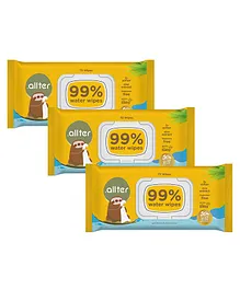 Allter Baby Wipes 99% Water - Pack of 3