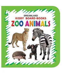 Kiddy Zoo Animals Board Book - English