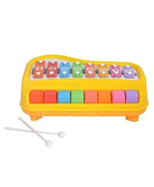 NIYAMAT 2 in 1 Baby Piano Xylophone Toy - Color may Vary