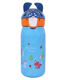 Toyshine Bunny Kids Water Bottle with Straw -   400 ml