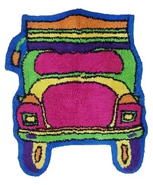 SWHF Soft TruckCotton Anti-Skid Kids Special Designs for Bath Mat- Truck